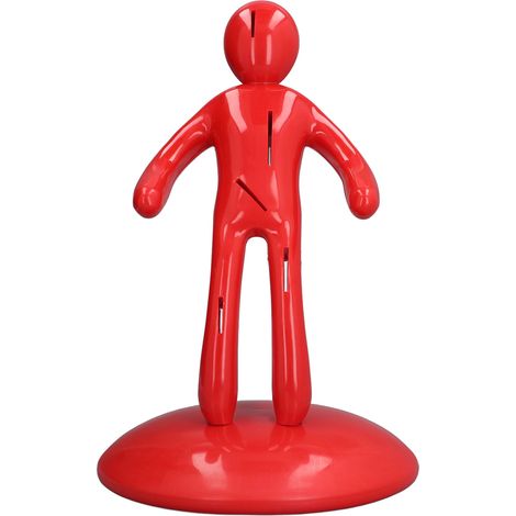 Roter, menschenförmiger Messerhalter, multifunktionaler Ständer ohne Klingen, Designer-Messerdisplay (1/5)