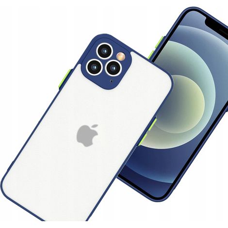 Étui souple en silicone semi-transparent Milky Case pour Samsung Galaxy A72 4G, bleu marine (1/5)