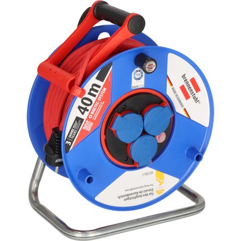 Enrouleur de câble plastique H07RN-F3G1.5 40m Garant Bretec Brennenstuhl