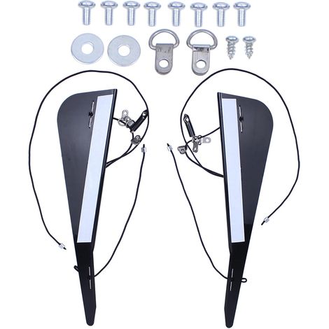 Kit de réparation pour capote de cabriolet, kit de réparation pour le montant C, couverture de toit, insert pour la couverture de toit du montant C pour 3er E46 Cabriolet 318Ci 320Cd 320Ci 323Ci 325Ci (1/5)