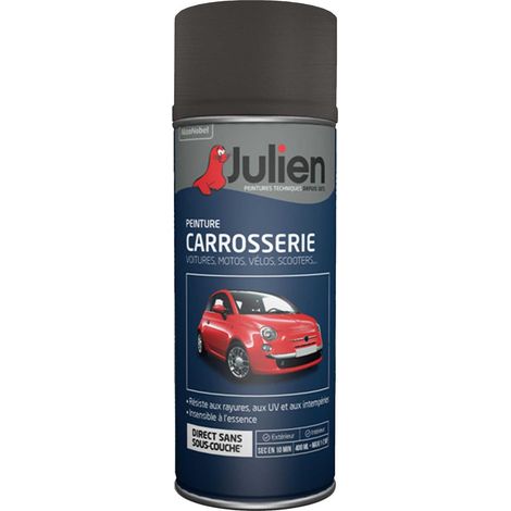 Peinture aérosol pour Carrosserie - Brillant Gris Thorium Métal - 400 ml - Julien