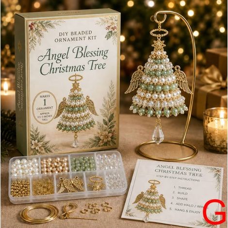 New Chatsic Christmas Tree DIY Christmas Tree Beaded Ornament Set - Style G -