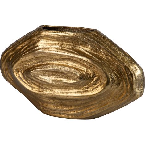 Goldene Aluminiumvase 34X18X10 cm (1/5)