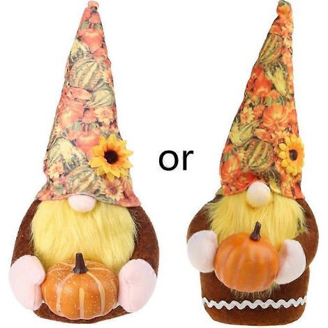 Herbstdekorationen: Nisse Tomte Elf Gnome Kürbis Sonnenblume Schwedischer Weihnachtsmann Zwerg Bauernhaus Regal Tablett Erntedankgeschenk