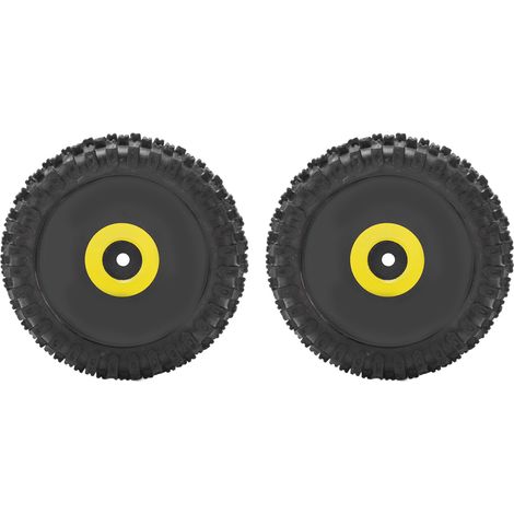2 pièces Pneus Arrière en Caoutchouc pour Voiture RC WLToys 144010 1/14 - Roues de Rechange (1/5)
