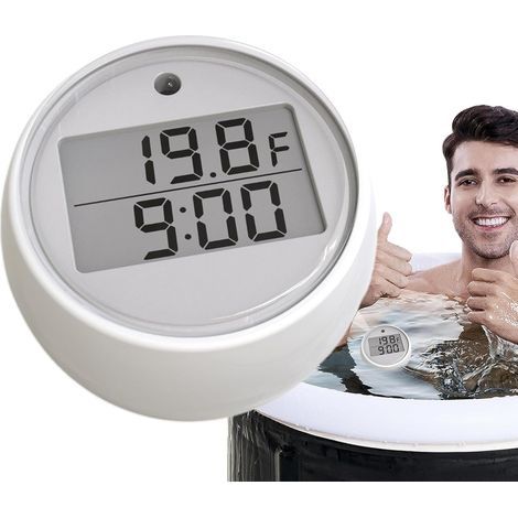 Thermomètres pour bain de glace, thermomètres à eau pour bain de glace Thermomètres flottants étanches Thermomètres de piscine de bain - Thermomètres à eau numériques, bain de glace, accessoires de (1/5)