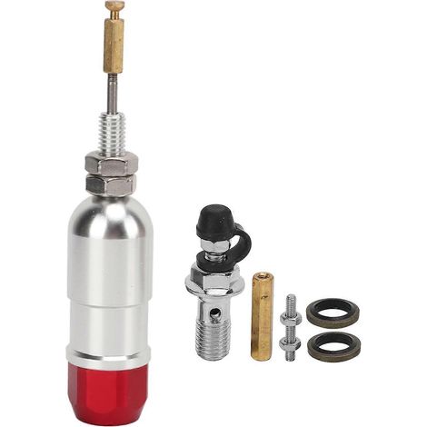 Motorrad-Kupplungsbremspumpe Hydraulische Kupplungsgeberzylinder-Stangenpumpe für Motorrad und Fahrrad, Silber