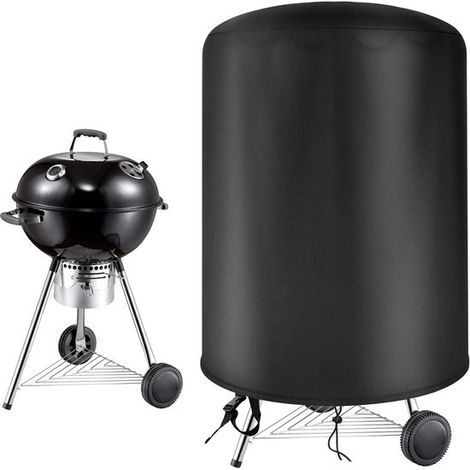 Funda barbacoa, 75x70 cm, Impermeable, Funda universal barbacoa, Funda impermeable UV, Impermeable, Resistente intemperie, parrilla gas portátil (1/5)