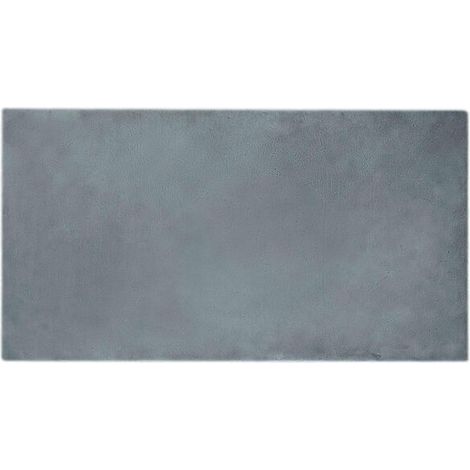 Tapis antidérapant OLITE imitation lapin gris anthracite (1/5)