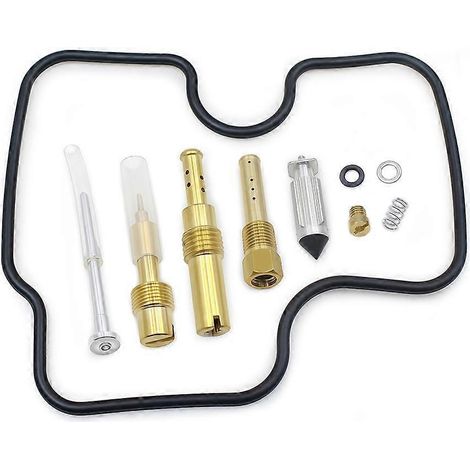 Kit de réparation de carburateur moto (gicleur, pointeau, flotteur, pointeau, joint de soupape) compatible avec Honda CB400 NC31, CBR400RR NC29 et CB400SF V-TEC. (1/5)