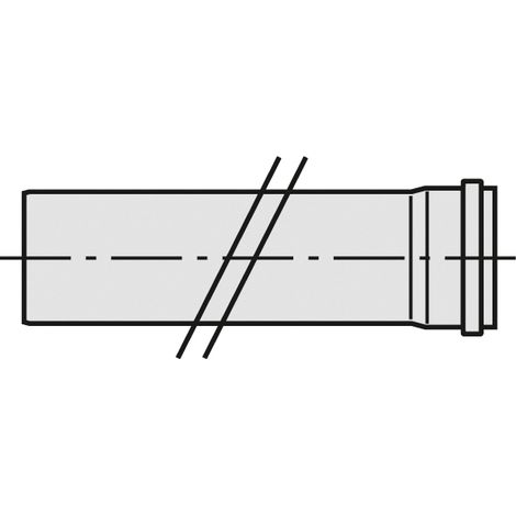 Vaillant Rallonge DN 150 PP 500 mm, 0020095543