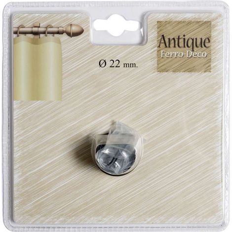 Supporto laterale Cintacor nero Ø22 mm (1/2)