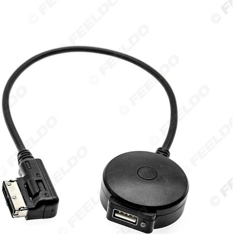 Adaptateur de câble audio USB compatible avec la musique Bluetooth Audi AMI Q5 A5 A7 S5 Q7 A6L A8L