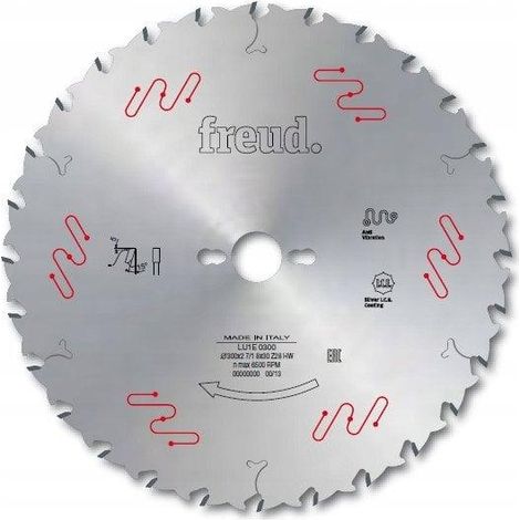 Freud LU1E Scie Circulaire 250 mm Carbure Tungstène