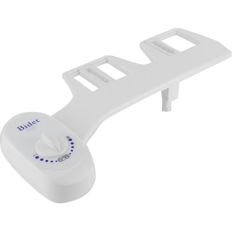 Mechanischer, nicht elektrischer Toiletten-Bidet-Sprühkopf mit Selbstreinigung und Einzeldüsenaufsatz, weiß (7/8 Zoll) (1/5)