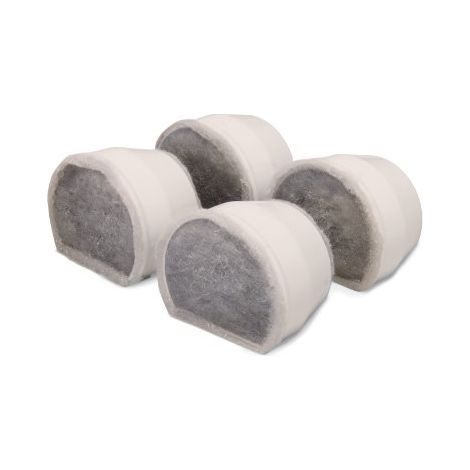DRINKWELL 4 filtres de rechange au charbon pour fontaines Avalon et Pagoda - Pour chat et chien