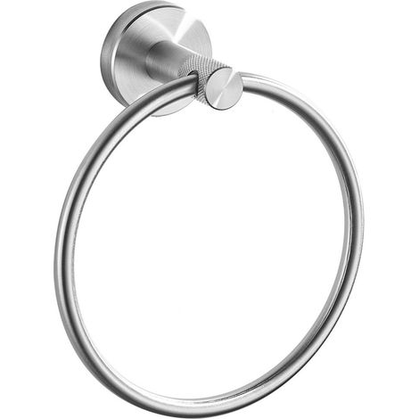 BATHROOM HANGER REA RING 6610 MODERN BRUSH STEEL