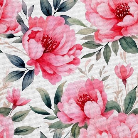 Tissu d'ameublement extérieur Oxford - Motif floral I DX5224 (1/5)