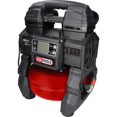 Compresseur portatif silencieux 5L sur batterie, livré sans batterie