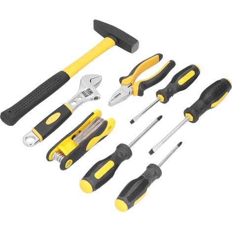 FIXMAN 13-teiliges Haushaltswerkzeugset, Reparatur-Handwerkzeugset für Haus, Wohnung, Garage, Studentenwohnheim BT13 (1/5)