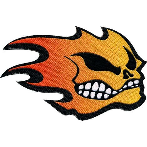 Patch Adesiva Teschio Fuoco (1/3)