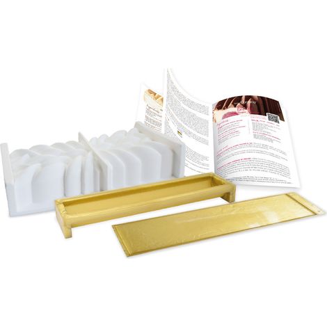 Scrapcooking - Coffret Bûche instant - Moules, insert et tapis (1/4)