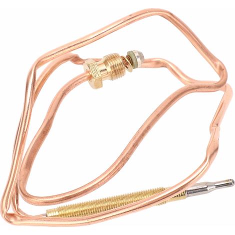 Kit de remplacement de thermocouple pour poêle à gaz et cheminée, avec écrous adaptateurs, pour appareils de chauffage à gaz (90 cm / 35,4 pouces). (1/5)