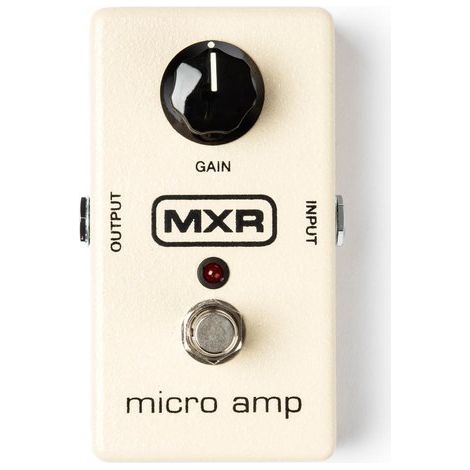 MXR M133 Micro Amp pedale effetto Booster per chitarra elettrica Bianco (1/3)