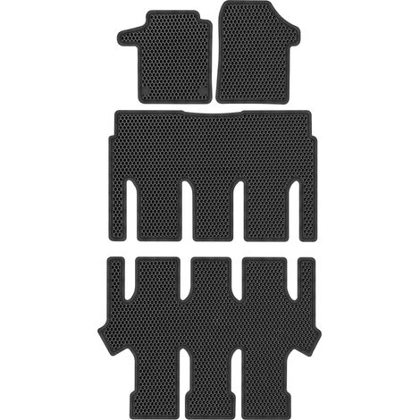 V-Klasse 7-Sitzer ab 2021 Spezielle Fußmatten – EVA HONEYCOMB BLACK (1/5)