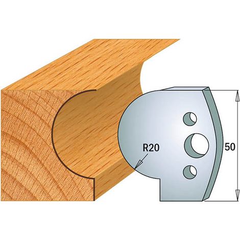 690.562 COPPIA COLTELLI SP 50x4mm R20 CONVESSO
