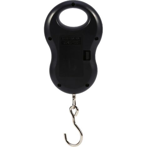Báscula electrónica portátil con gancho para equipaje de 50 kg/10 g con pantalla LCD y pantalla digital. (1/5)