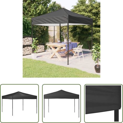 Tente pliable - Tente de réception pliable Anthracite 3x3 m (1/5)
