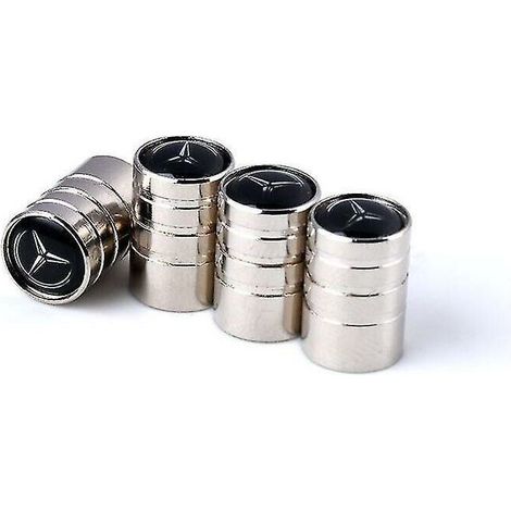 Bouchons de valve en alliage de zinc pour pneus – Lot de 8, étanches et anti-poussière, compatibles Mercedes-Benz (1/5)