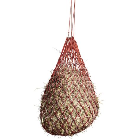 Kerbl Heunetz Maschenweite 5x5 cm, Farbe rot, engmaschiges Futternetz (1/3)