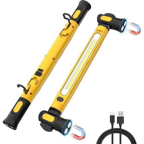 Lampe d'inspection LED rechargeable magnétique 3000 lm 6000 mAh (1/5)