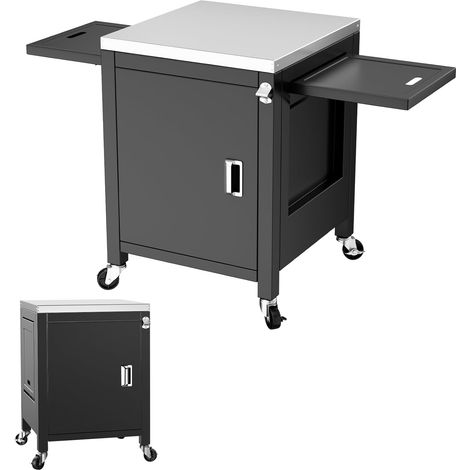 Woodfire Ninja BBQ-Wagen – Multifunktionaler, tragbarer Servierwagen für Weber Q, Grillständer für Pizzaöfen, Garten und Terrasse, Küchenwagen (1/5)