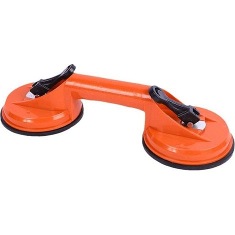 Suction Cup Lifter - Load Capacity 50kg - With Two Suction Cups - Locking Lever and Quick Release Function - For Transporting Heavy and Bulky Objects/Suction Cup Lifter/Window Lifter/Rubber Suction Cu (1/4)