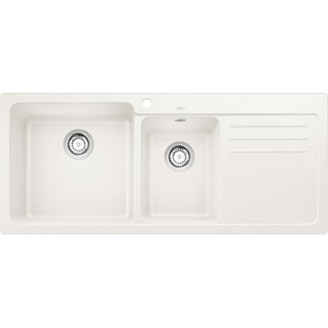 lavello incasso 50cm manuale bianco - 519657 - blanco (1/2)
