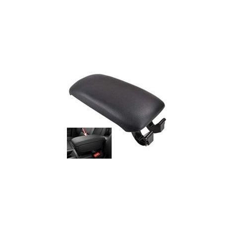 Per Rnemitery – Bracciolo per console centrale Audi A3 8P 2003-2012 – Pelle sintetica PU nera – Clip di ricambio – Installazione semplice