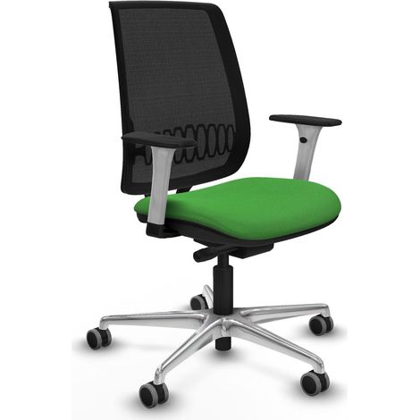 Chaise de bureau piqueras y crespo Alares noir blanc ajustable (1/2)