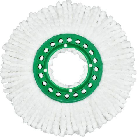 Wiederverwendbarer Moppkopf für Rotationsmopp für Libman Tornado. Dicke Mikrofaser-Ersatzköpfe für Rotationsmopp für Libman Tornado, einfach auszutauschen und maschinenwaschbar, Reinigung mit (1/5)