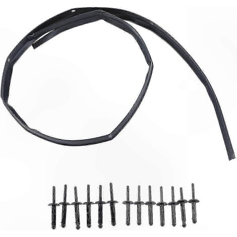 Frontgrill-Motorhaubendichtung mit Nieten für Dodge Challenger 2008–2022 – Stoßstangendichtungssatz (1/5)
