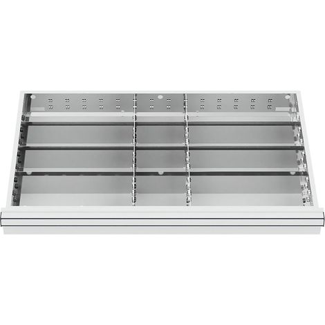 WS24 Schubladeneinteilung Metalleinteilung BLH 150/175 mm Innenmaß 800 x 450 mm - WS24-100305