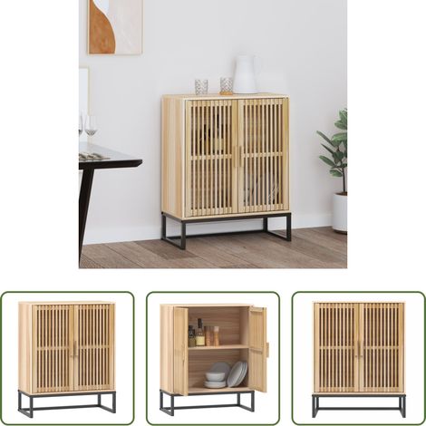 vidaXL Meuble buffet - Buffet 60x30x75 cm bois d'ingénierie (1/5)