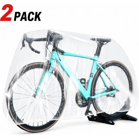 Housse Veloy Etanche, Couverture Pluie Transparent, Etui Protection E-Bike, Etanche Anti-Poussiere UV pour VTT, Route, Extérieur (1/5)
