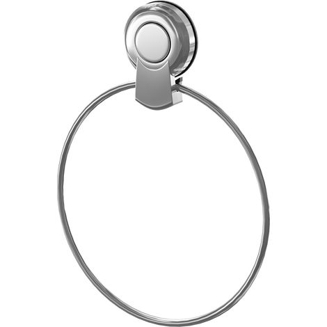 Wholesale Domestic SuctionLoc Chrome Wall Mounted Towel Ring (1/5)