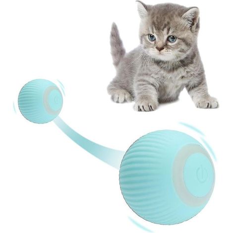 Jouet interactif intelligent pour chat - Balle à rouler automatique - Jouet pour chaton (1/4)