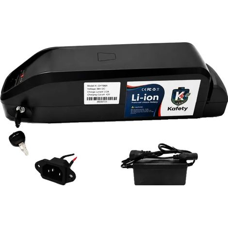 Pacco batteria al litio, 36V 30000 mAh, compatibile con motori Bafang, batteria da 36 V - connettore 3P (1/2)