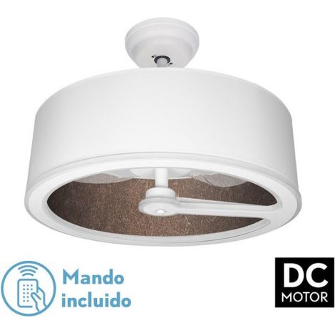 Ventilatore Tatiana DC 110W Bianco/Ruggine 3 Pale 9350 lm 62 cm 3CCT Telecomando (1/3)