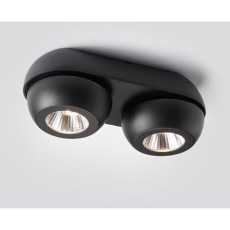 Spot Led Encastrable LED Noir Alliage d'aluminium Plafonniers de plafond Simple Rodofit Downlights